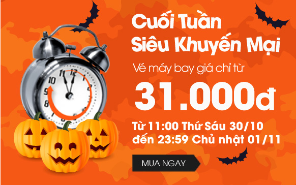 Mừng Halloween, Jetstar tung vé rẻ 31k đi Singapore