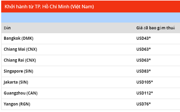 Book ngay vé rẻ Thai Lion Air đi Bangkok 40 USD
