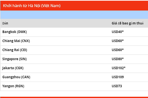 Book ngay vé rẻ Thai Lion Air đi Bangkok 40 USD