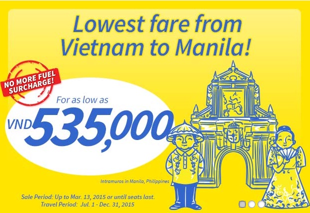 Cebu tiếp tục tung vé rẻ Manila dịp hè 535,000 VNĐ