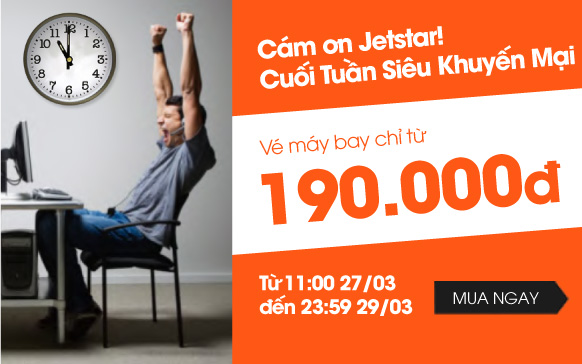 Jetstar khuyến mãi khủng đi Buôn Mê Thuột 190,000 VNĐ