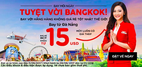 Đầu tuần Air Asia tung vé khuyến mãi 6 USD