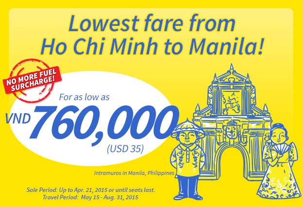 Du lịch hè đến vùng đất mới với vé rẻ Manila 35 USD