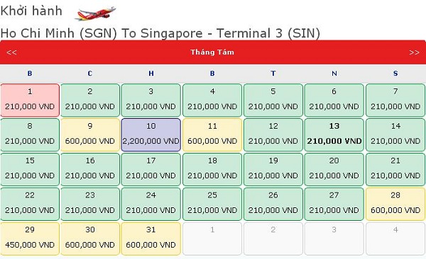 Du lịch hè đến Singapore với vé bay giá rẻ 210,000 VNĐ