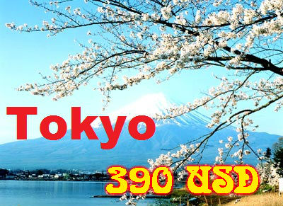 Du lịch Nhật Bản khứ hồi 390 USD