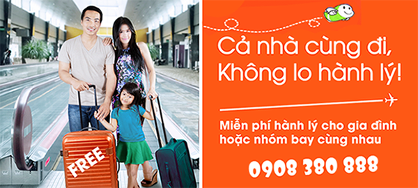 Jetstar miễn phí hành lý ký gửi khi đặt vé theo nhóm