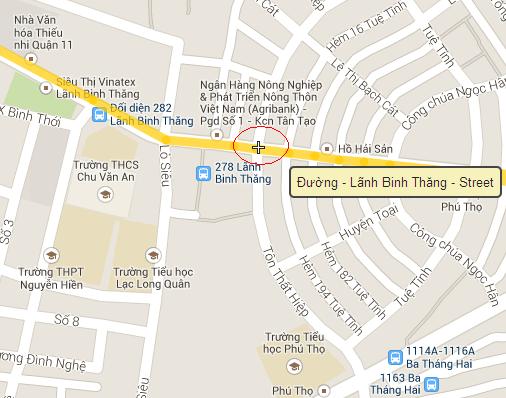 Phòng vé máy bay đường Lãnh Binh Thăng