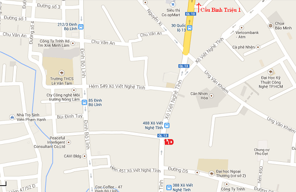 Phòng vé máy bay đường Xô Viết Nghệ Tĩnh