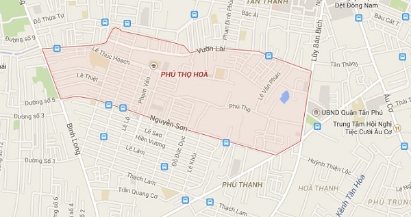 Phòng vé máy bay phường Phú Thọ Hòa