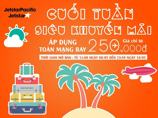 Jetstar tung vé rẻ mùa hè đi Nha Trang 250,000 VNĐ