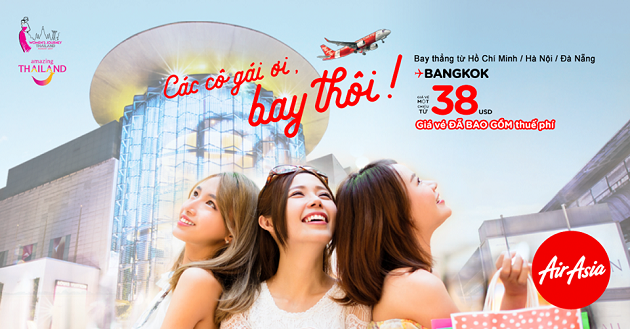 Cập nhật khuyến mãi vé máy bay Air Asia