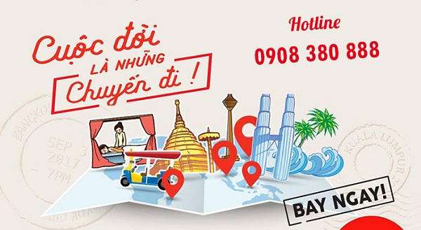 Săn vé máy bay khuyến mãi Air Asia 35 USD