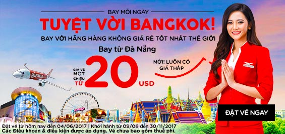 Thứ 2 săn ngay tấm vé Air Asia khuyến mãi 6 USD