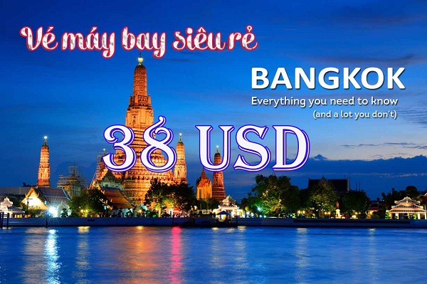 Nok Air khuyến mãi vé đi Bangkok 38 USD