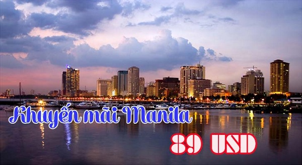 Philippines Airlines bán vé đi Manila 89 USD