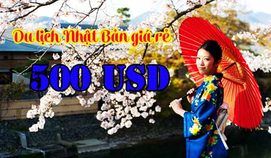 Săn vé rẻ du lịch Nhật Bản 500 USD