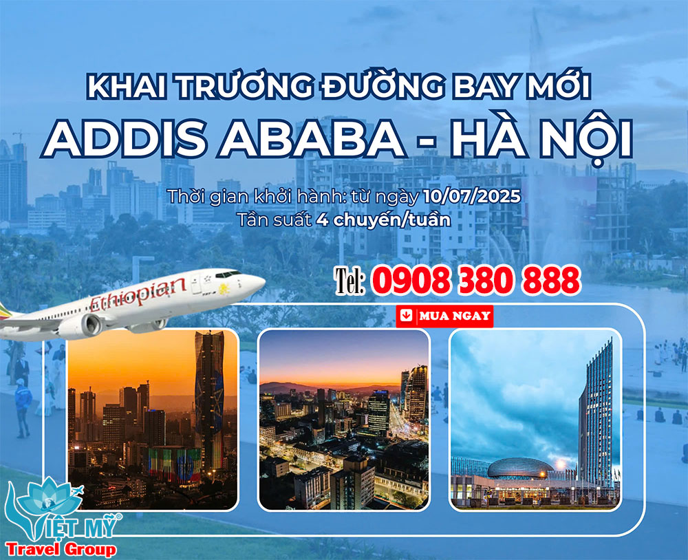 Hãng Ethiopian Airlines khai trương đường bay Addis Ababa - Hà Nội 