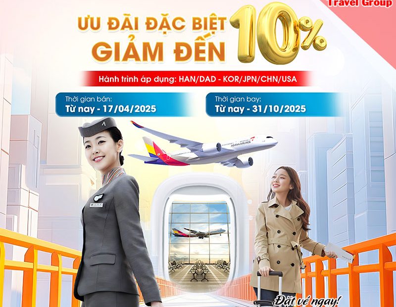 Khuyến mãi chào Xuân cùng Asiana Airlines