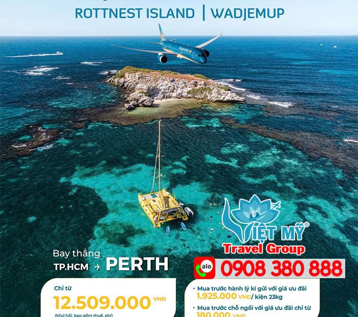 Khuyến mãi vé bay TPHCM đến Perth hãng Vietnam Airlines