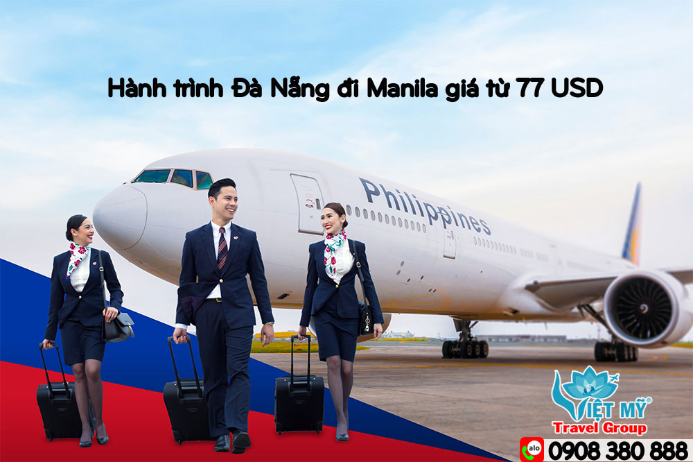 Săn vé Philippine Airlines siêu dễ cùng Đại lý Việt Mỹ