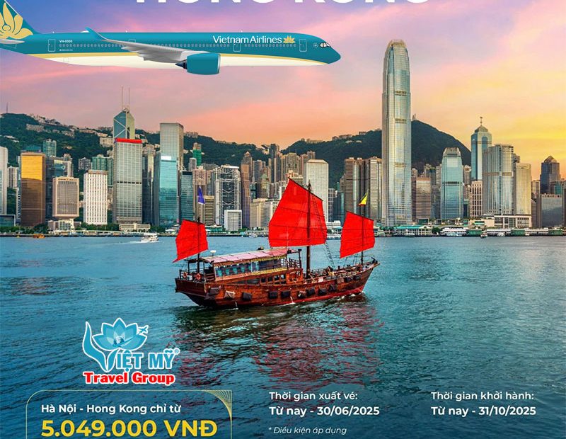 Khám phá Hồng Kông giá ưu đãi với Vietnam Airlines!
