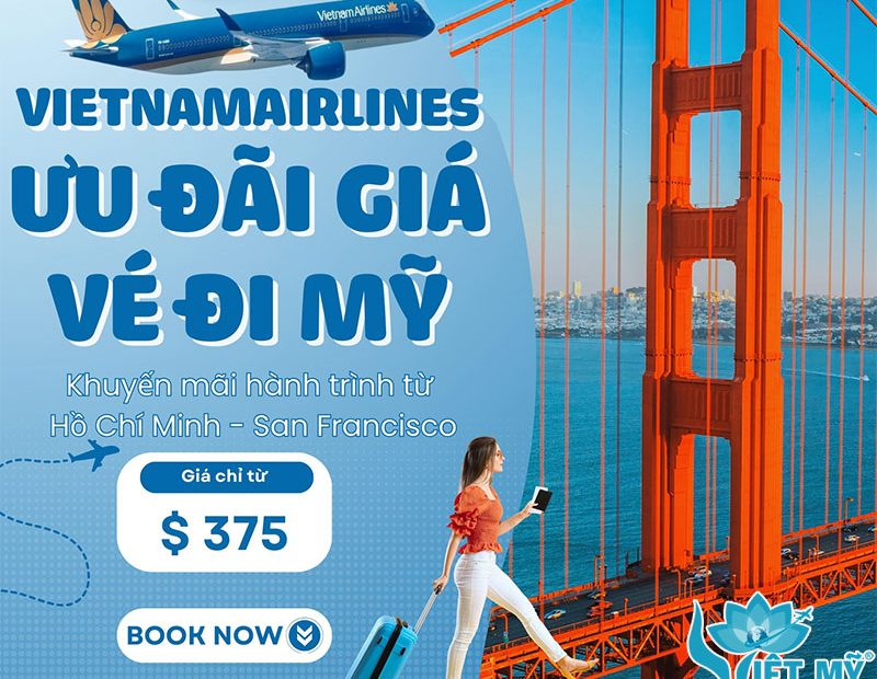 Vé bay thẳng đến San Francisco chỉ từ 375 USD - Book ngay!