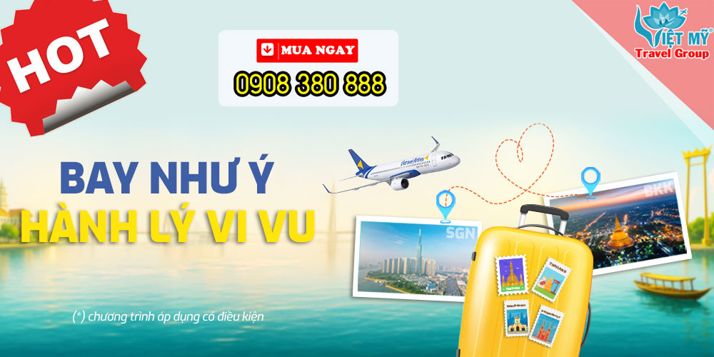 etravel Airlines TẶNG 15kg hành lý ký gửi cho đường bay TpHCM - Bangkok