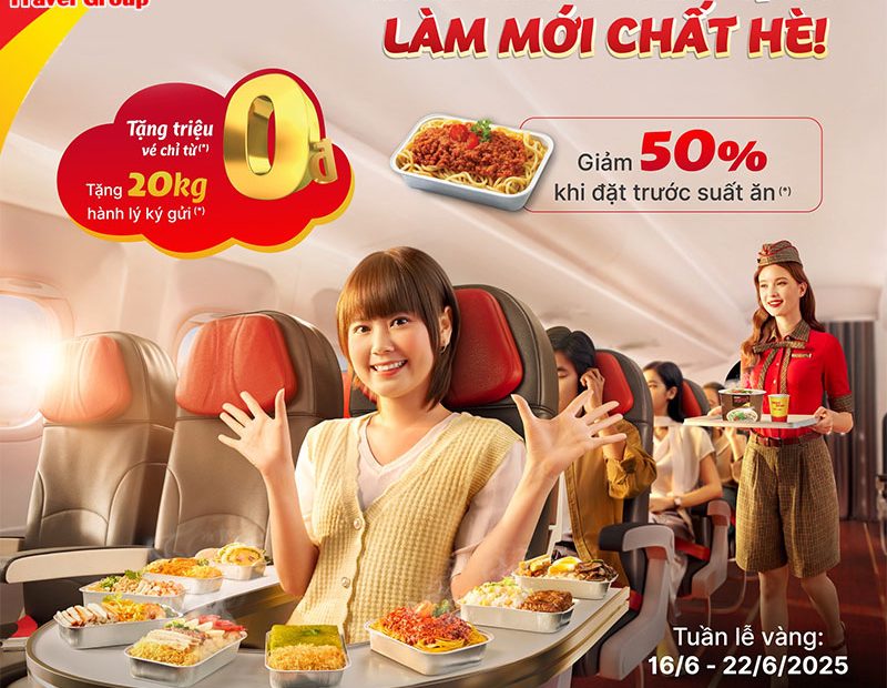 Bay khắp thế giới làm mới chất Hè với Vietjet Air!