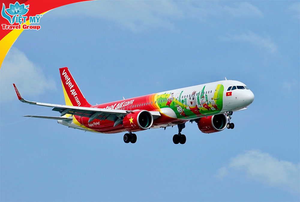 Vietjet Air ưu đãi vé từ 0Đ và tặng 20kg hành lý quốc tế!