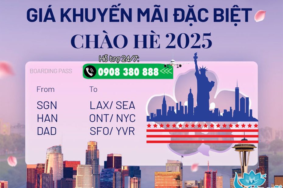 China Airlines khuyến mãi hè 2025 – Vé đi Mỹ chỉ từ 260 USD