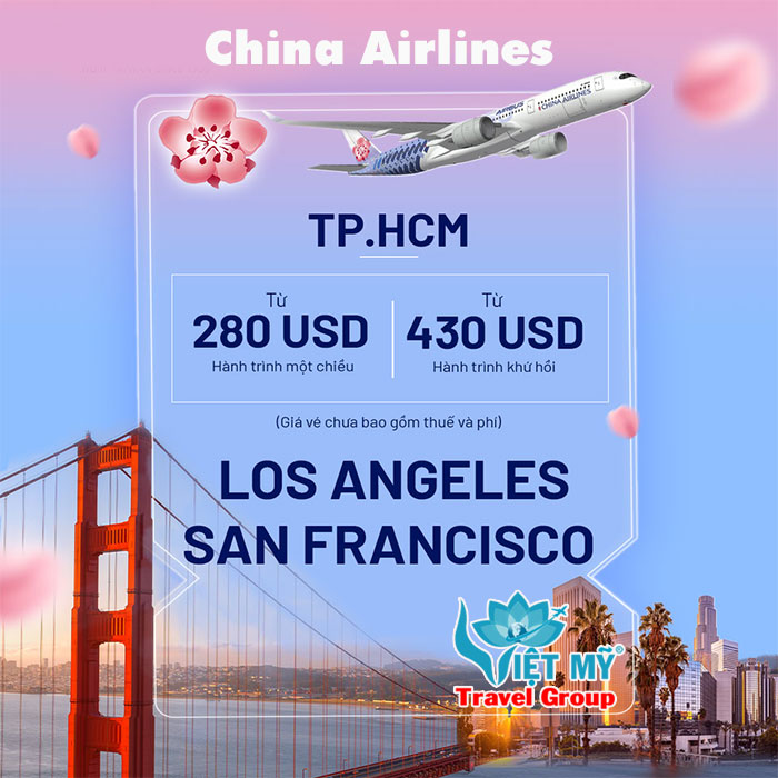 KẾT NỐI MỌI HÀNH TRÌNH ĐẾN MỸ giá chỉ từ 𝟐𝟔𝟎 𝐔𝐒𝐃 – Bay thẳng không lo về giá! 🇺🇸