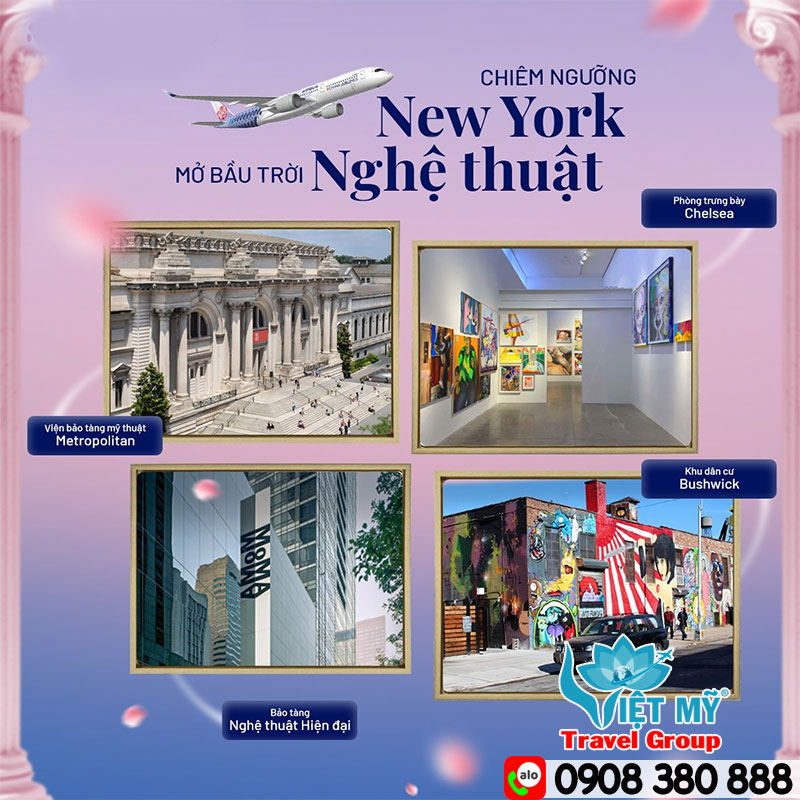 Chiêm ngưỡng New York – Khám phá thủ phủ nghệ thuật cùng China Airlines
