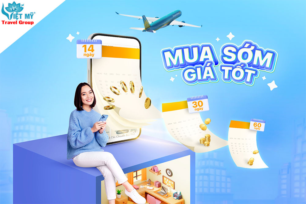 Vietnam Airlines triển khai ưu đãi “Mua sớm, giá tốt” – Tiết kiệm lên đến 10% cho hành trình nội địa và quốc tế