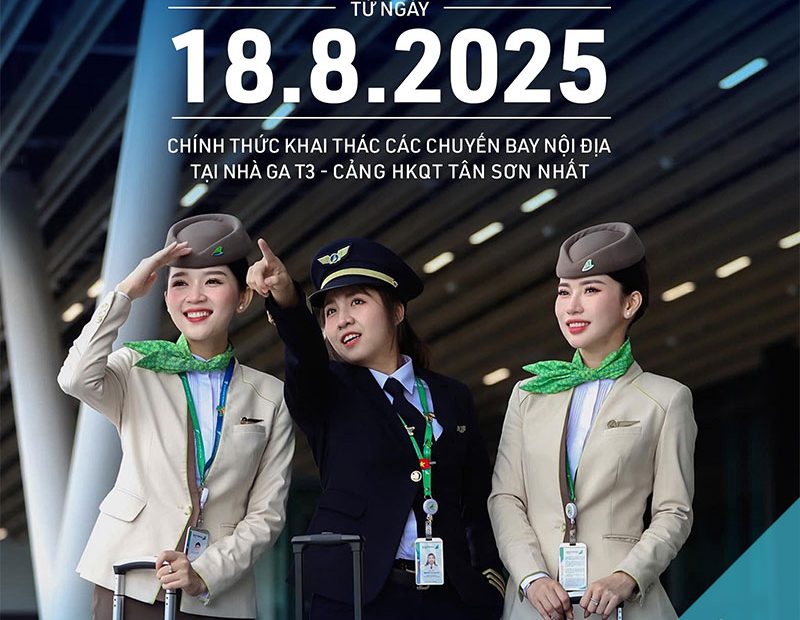 Bamboo Airways chuyển khai thác nội địa sang Ga T3