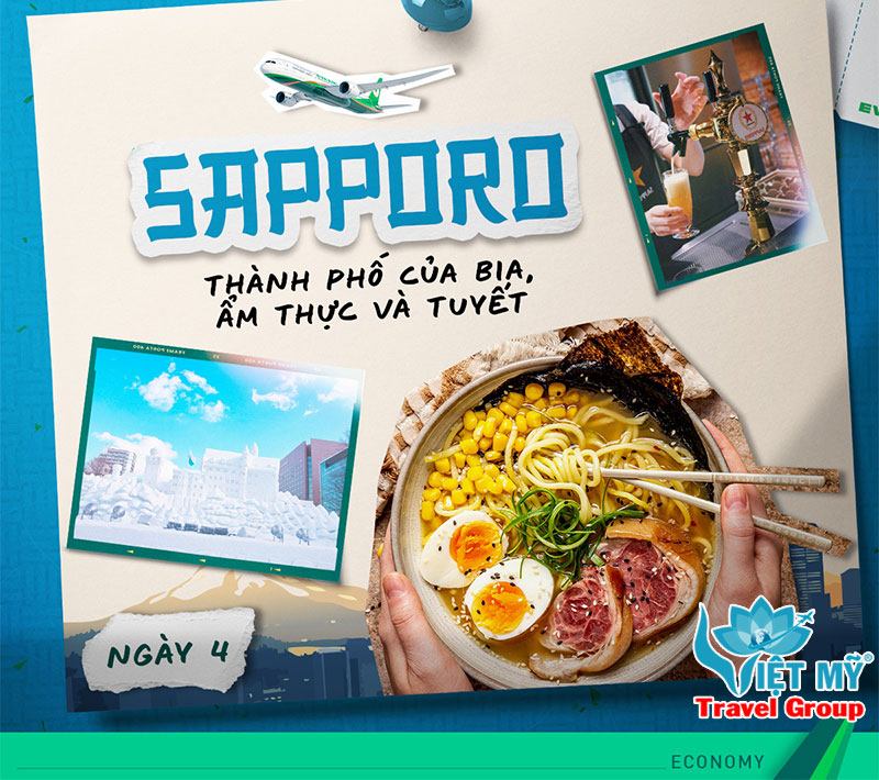 Bay EVA Air khám phá Nhật Bản từ Aomori đến Sapporo