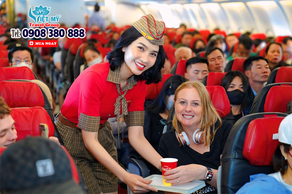 Vietjet tung khuyến mãi kép: Vé 0 đồng & hành lý 20kg dịp Đại lễ
