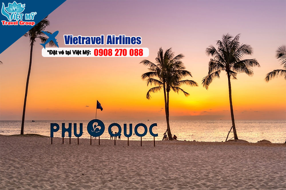 Vietravel Airlines miễn phí 15kg hành lý tuyến TP.HCM ⇔ Phú Quốc