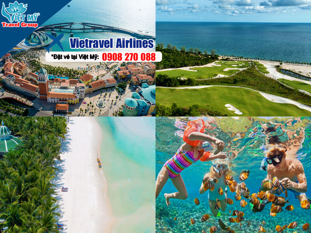 Vietravel Airlines miễn phí 15kg hành lý tuyến TP.HCM ⇔ Phú Quốc