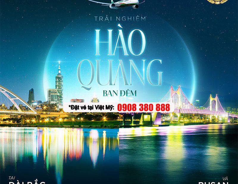 Trải nghiệm đêm ở Busan và Đài Bắc cùng EVA Air