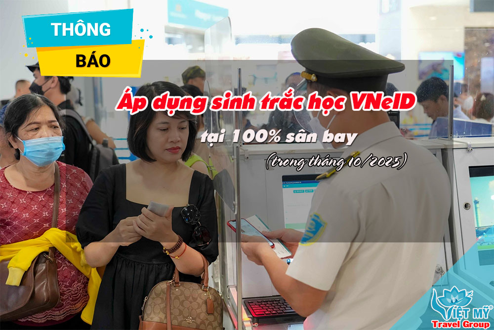 Xác thực điện tử VNeID tại 100% sân bay trên toàn quốc trong tháng 10/2025