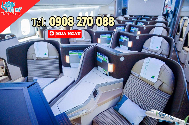 Bamboo Airways ưu đãi 30% phí chọn ghế tháng 10