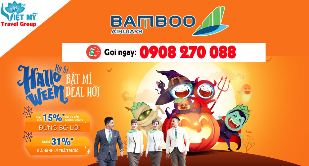 Bật mí Deal hời dịp Halloween từ Bamboo Airways