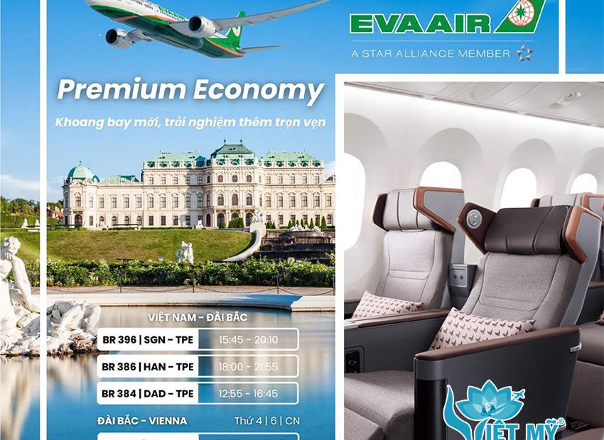 Premium Economy EVA Air - Lựa chọn cân bằng giữa chi phí và trải nghiệm bay cao cấp!