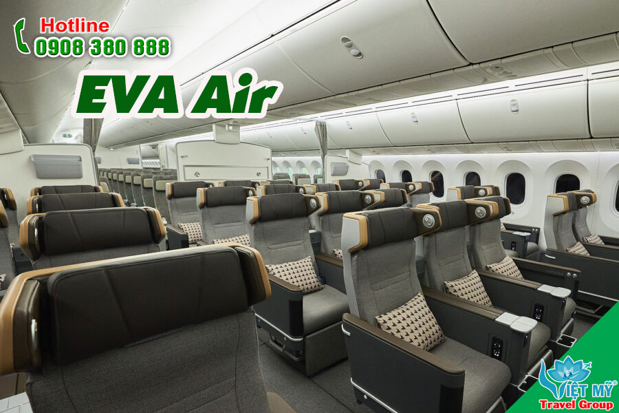 Bay Châu Âu tiện nghi hơn với Premium Economy EVA Air trên Boeing 787-9