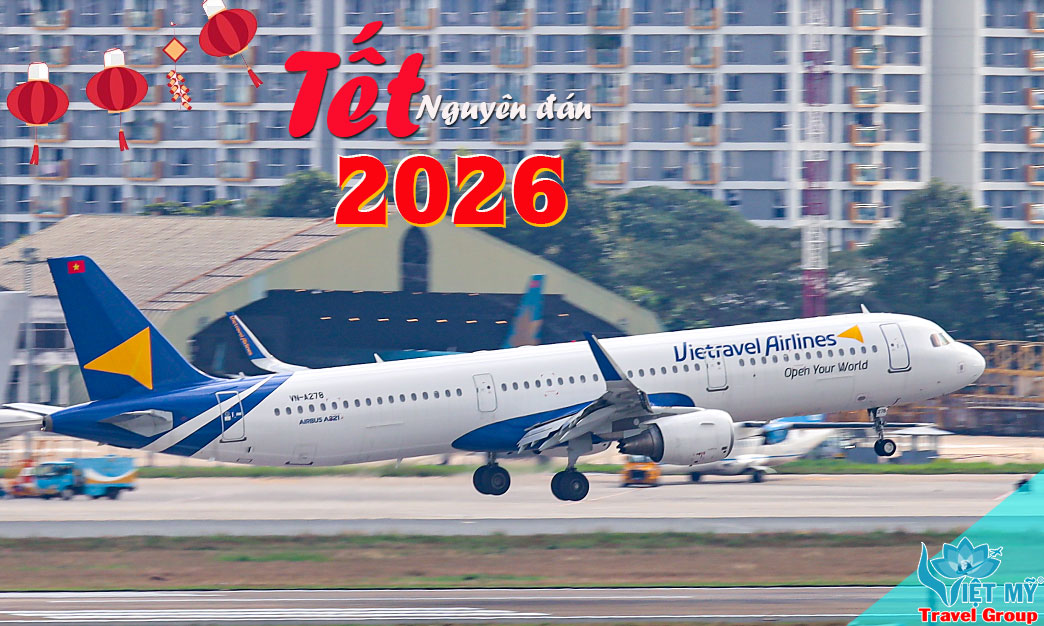 Đặt vé Tết Bính Ngọ 2026 cùng Vietravel Airlines, giữ trọn yêu thương ngày đoàn viên