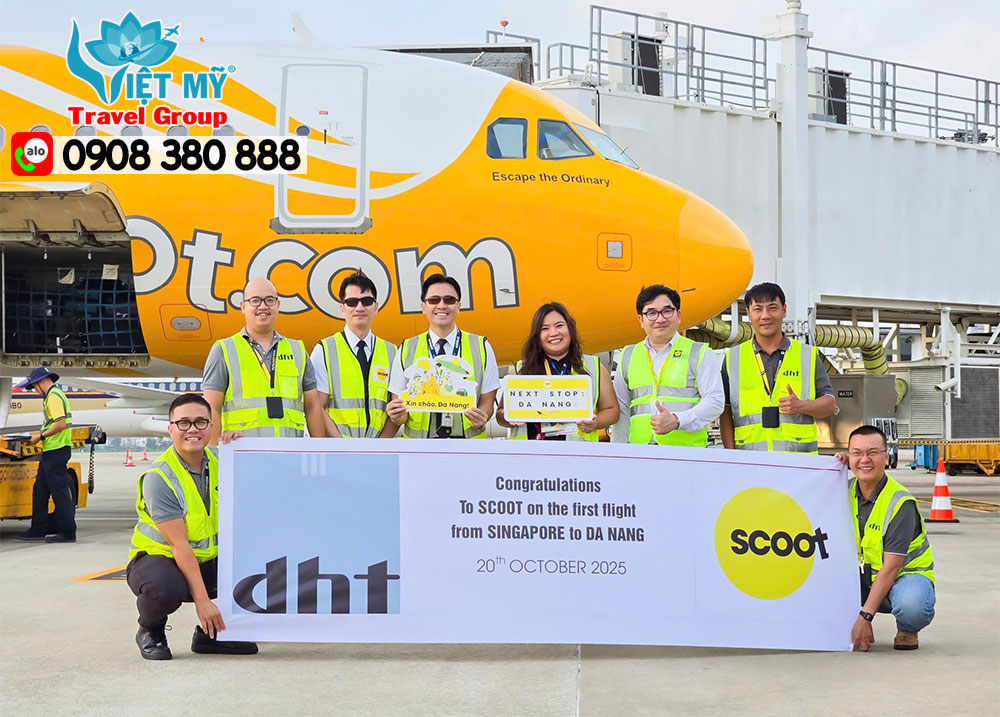 Scoot khai trương đường bay Singapore - Đà Nẵng