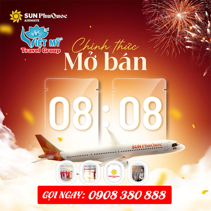 Sun PhuQuoc Airways chính thức mở bán vé ngay hôm nay - ngày 15/10/2025!