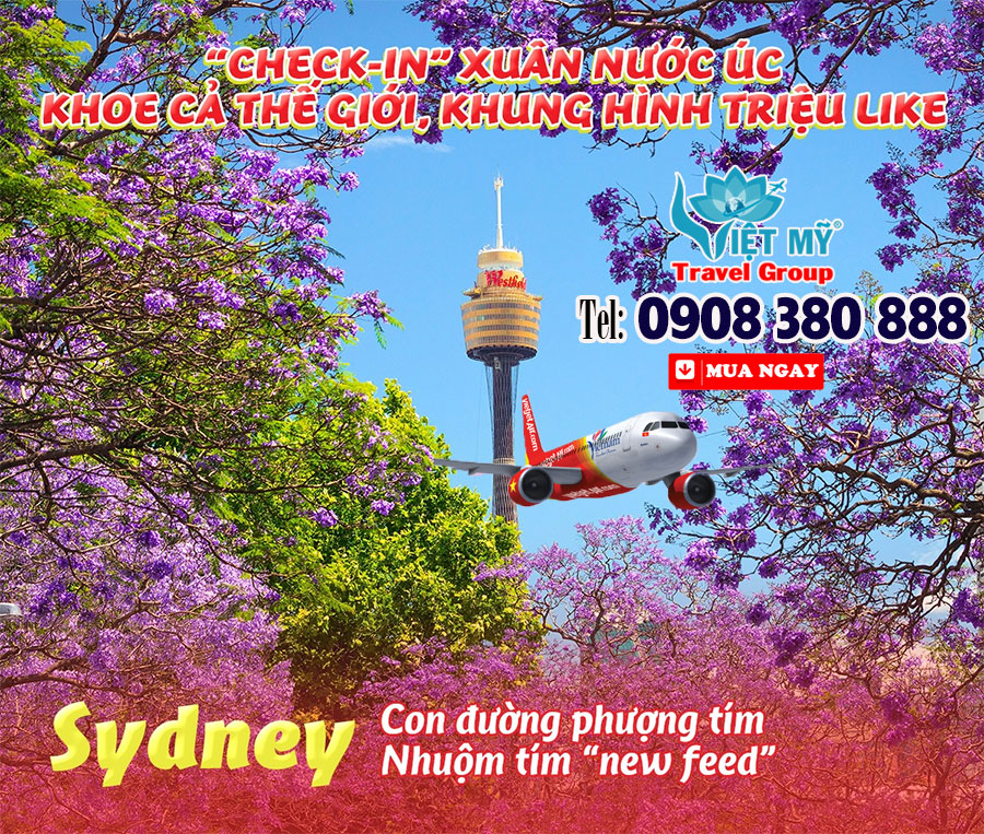 Vi vu xuân nước Úc cùng Vietjet - Check-in khung hình triệu like tại Sydney