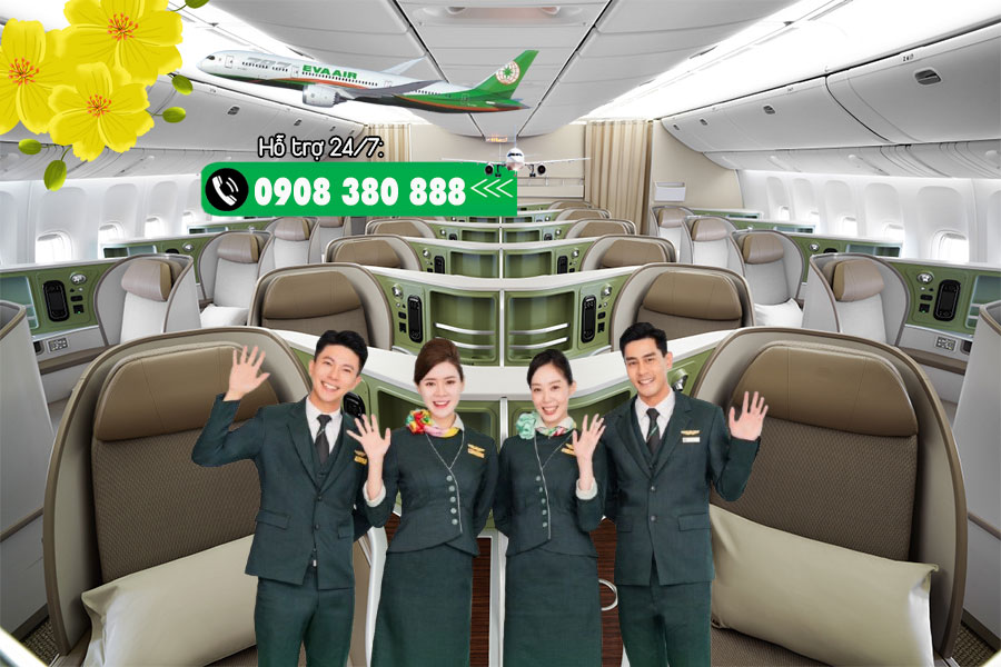 Lịch bay tăng cường Tết 2026 EVA Air từ TP.HCM đi Đài Bắc