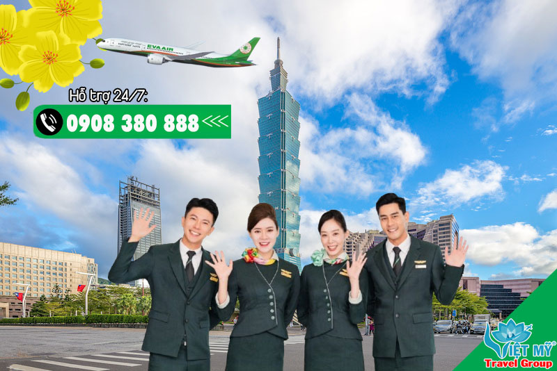 Lịch bay tăng cường Tết 2026 EVA Air từ TP.HCM đi Đài Bắc